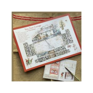 PRE-ORDER NEW Cut out and Make “Yew Tree Cottage at Christmas”