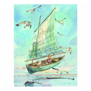 PRE-ORDER PRINT “Musical notes Flying Boat”