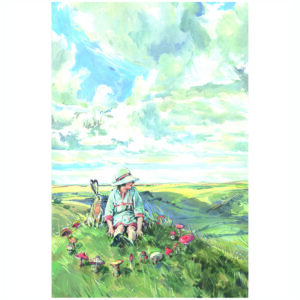 PRINT “Girl and hare in Toadstool ring”