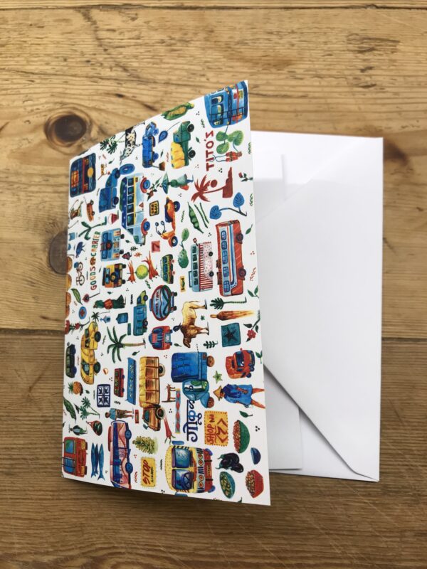 Blank greeting card "Goa"