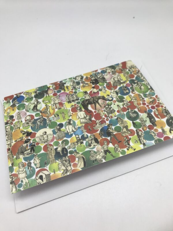 Blank greeting card "Collage"