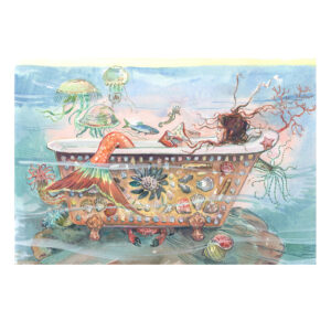 PRINT “Mermaid Reading in Shell bath”