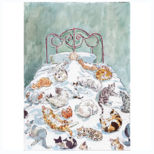PRE-ORDER PRINT “Bed of Cats”