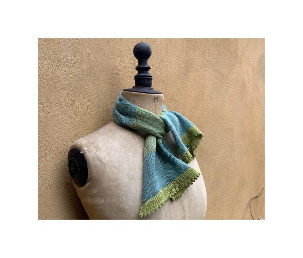 Necktie in Cashmere + Linen “Willow + Greenhouse” - Image 4