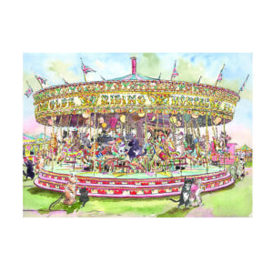 PRE-ORDER Print “Cat Merry-go-Round”