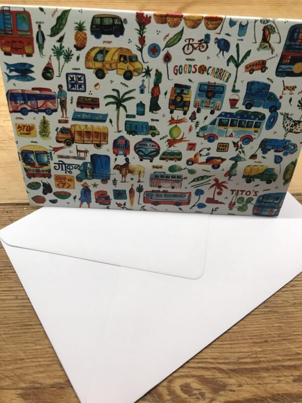 Blank greeting card "Goa" - Image 3
