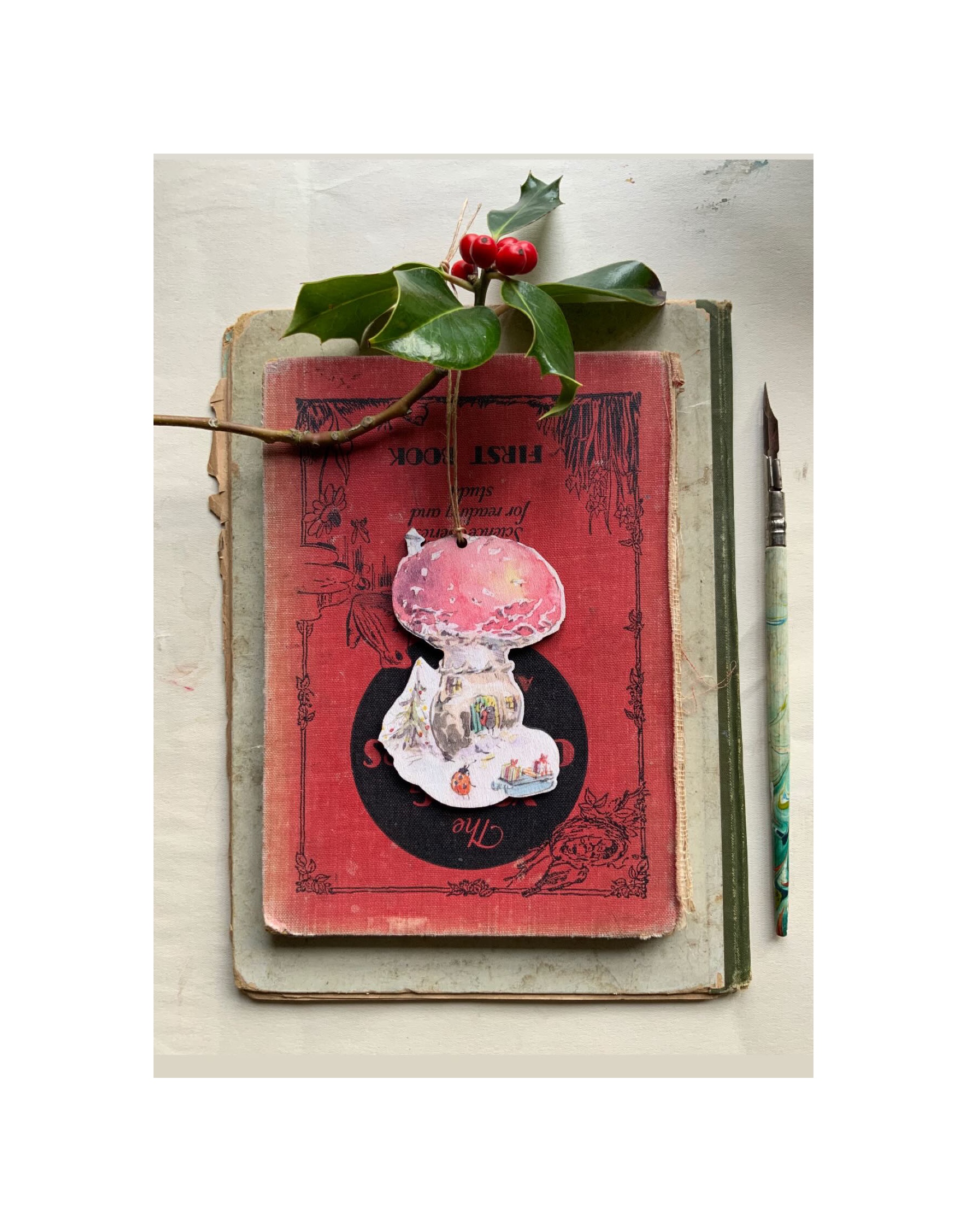 New Wooden Decoration “Toadstool”