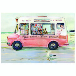 PRE-ORDER New Print “Pink Ice cream Van”