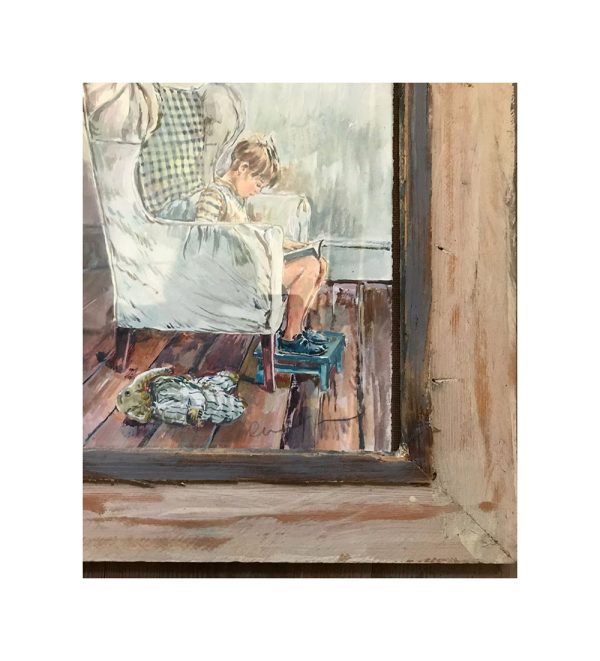 Original Painting “The Best Book” - Image 4