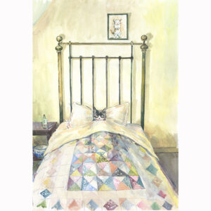 PRE-ORDER PRINT “Poorly Cat in Bed”