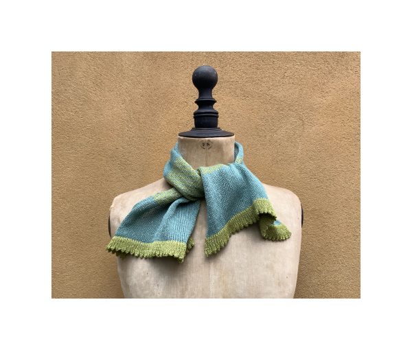 Necktie in Cashmere + Linen “Willow + Greenhouse”