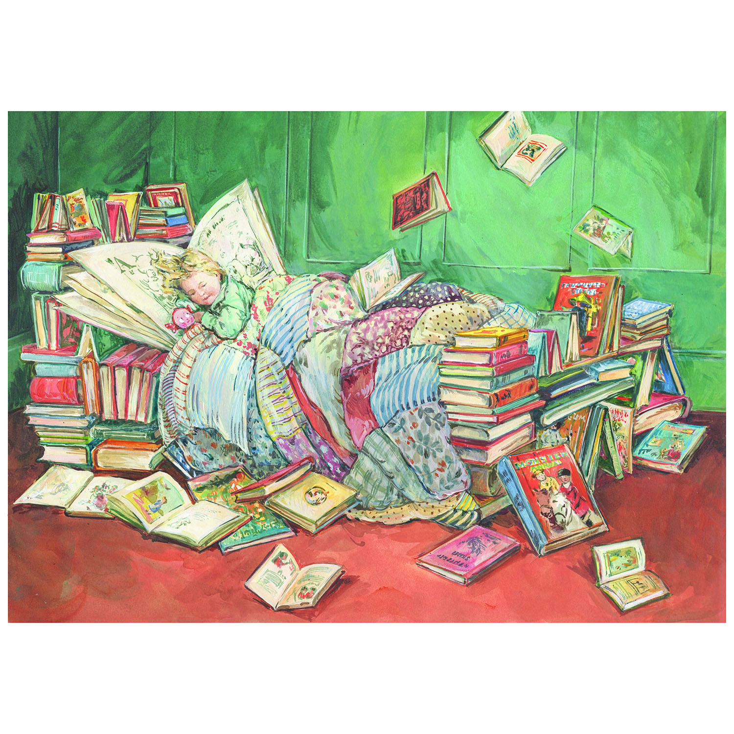 PRE-ORDER PRINT “Bed of Books”
