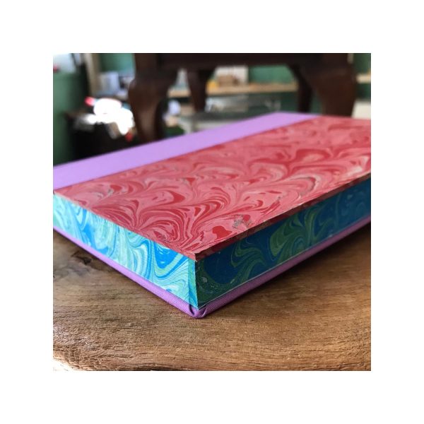 Ruled Journal marbled cover No25 - Image 2