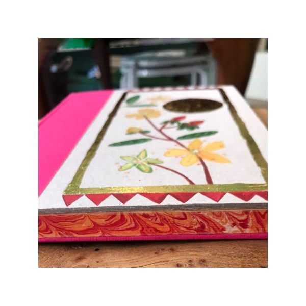 Unruled Journal  Hand painted medicinal flower St John Wort Flower - Image 2