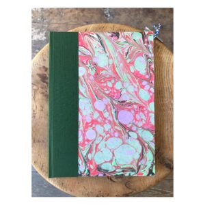 Ruled Journal marbled cover No40