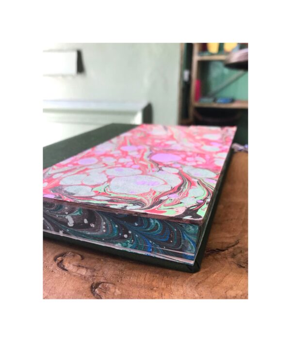 Ruled Journal marbled cover No40 - Image 2