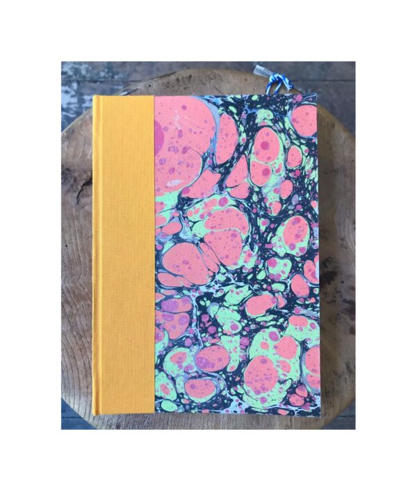 Ruled Journal marbled cover No41