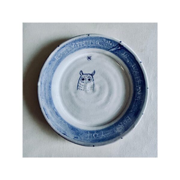Butter Plate “Owl”