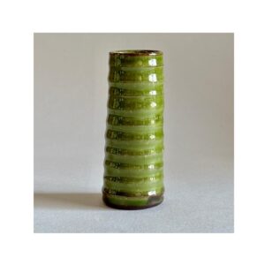 Small Vase “Green ridges”