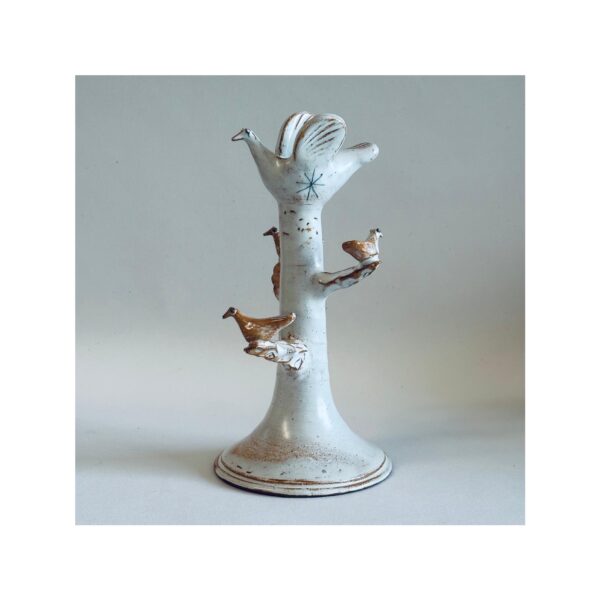 Tree Candlestick with Birds