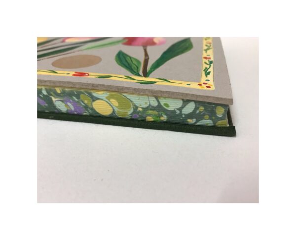 Landscape Unruled Journal  Hand painted  Tulips No81a - Image 3
