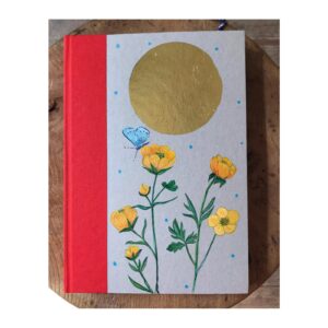 Ruled Journal  Yellow Buttercups under the sun No2