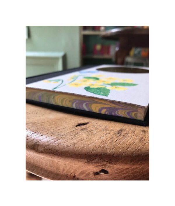 Unruled Journal  Hand painted Primroses under the sun No3 - Image 2