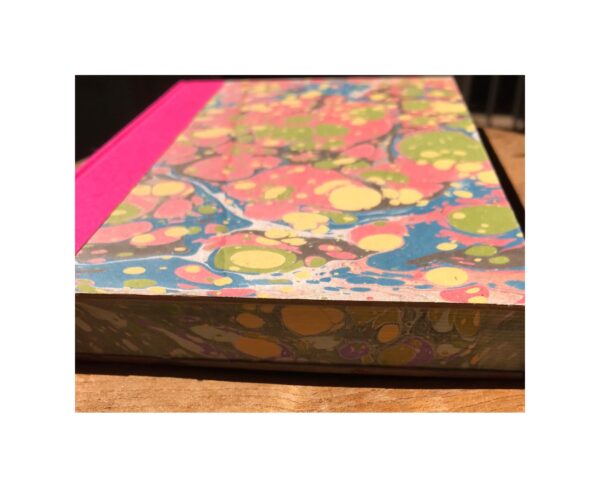 Ruled Journal  Marbled on both side No12 - Image 3