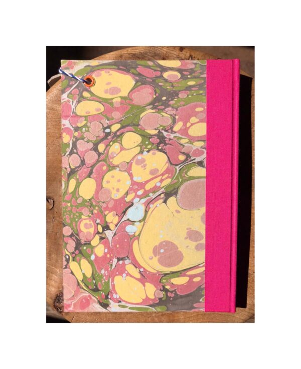 Ruled Journal  Marbled on both side No12 - Image 2