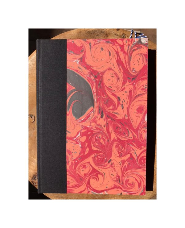 Ruled Journal  Marbled cover No15