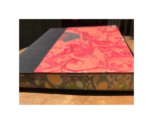 Ruled Journal  Marbled cover No15 - Image 2
