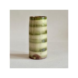 Small vase “Green Stripes”