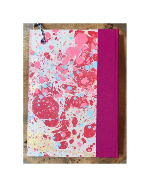 Unruled Journal  Hand painted Flowers and butterfly No36 - Image 3