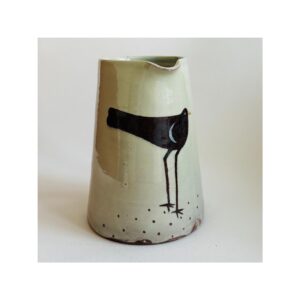 Milk Jug “Blackbird + Moon”