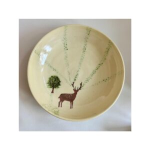 Large Dish “Deer + Oak”