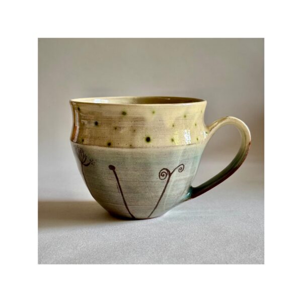 Cretan Cup “Grey Seedlings + green spots” - Image 3