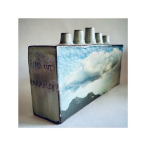Large Chimney Vase “Glenorchy New Zealand”