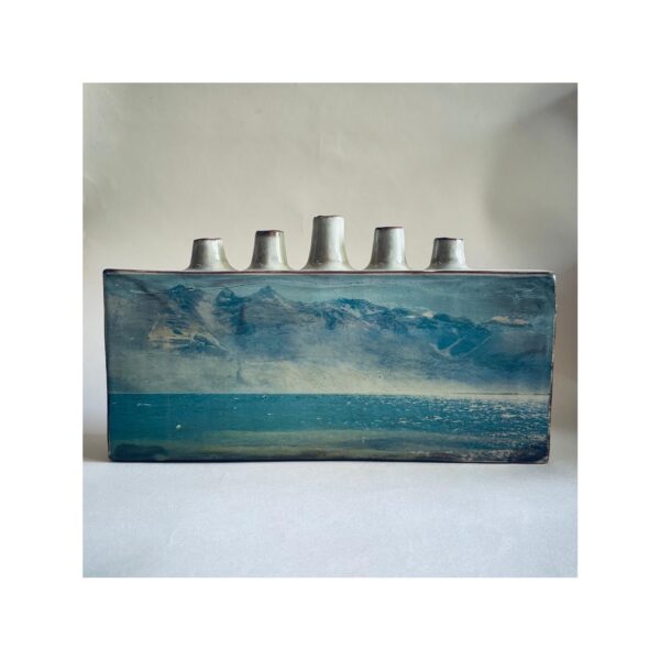 Large Chimney Vase “Glenorchy New Zealand” - Image 3