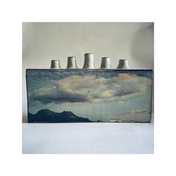 Large Chimney Vase “Glenorchy New Zealand” - Image 4