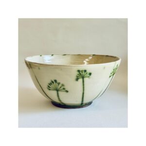 Large Salad Bowl “Cow Parsley”