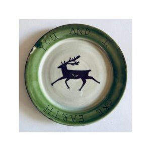 Tea plate “Deer” (slight second)