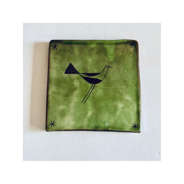 Tile “Green Bird”