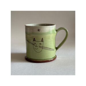 Medium Mug “Green Max Face”