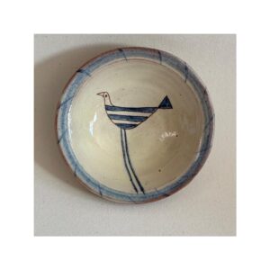 Tiny Wee Dish “Blue Striped Bird”