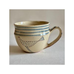 Tea Cup “Cretan with Blue bird”