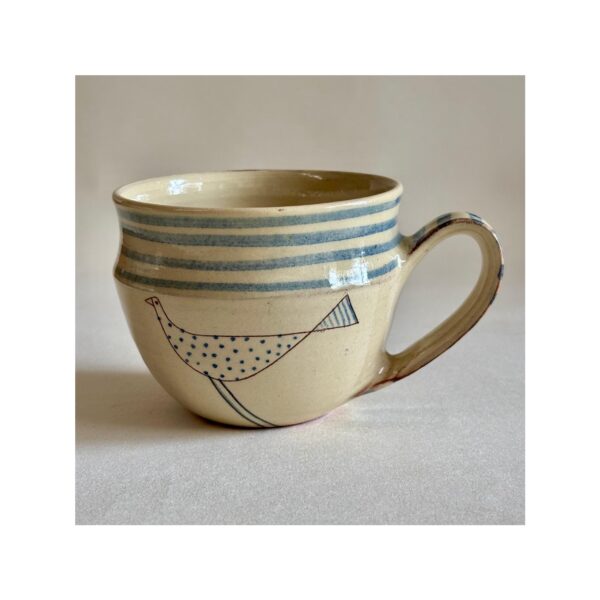 Tea Cup “Cretan with Blue bird”