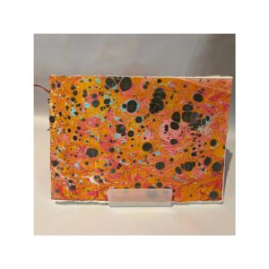 Large Marbled watercolour note book with visible stitching No3
