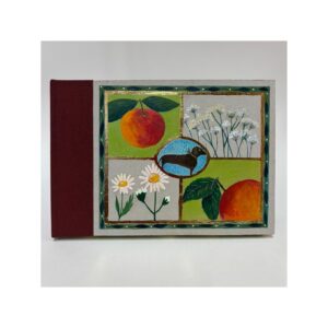 Landscape unruled notebook with little Dachshund dog.