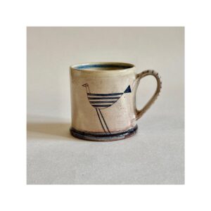 Espresso Cup “Blue Striped bird”