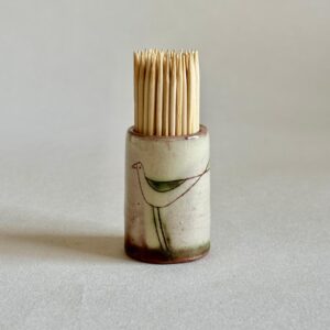Toothpick Holder “Green Bird”